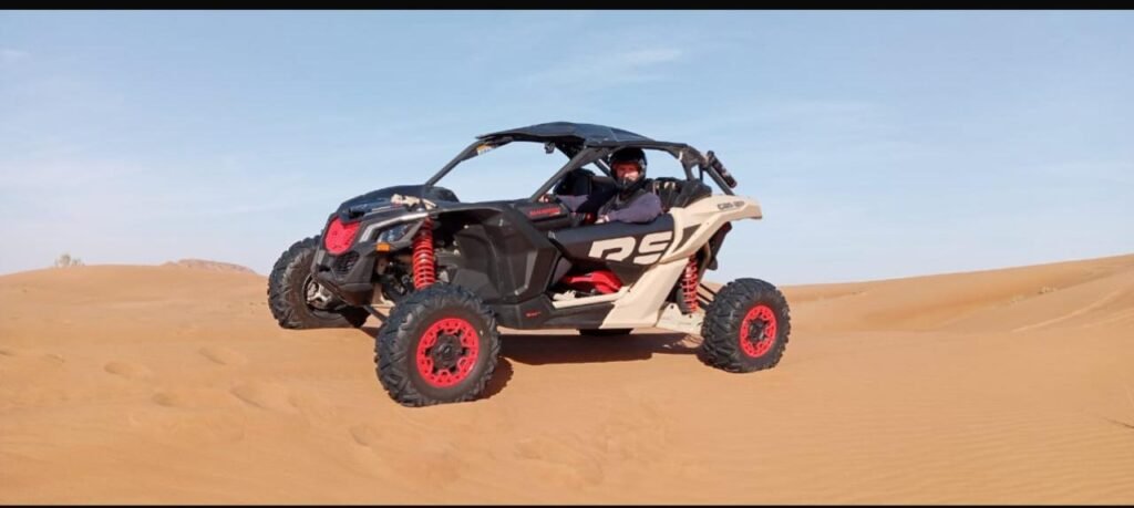 Can-Am Maverick X3 Safari - 2 Seater Price: Starts from 1399 AED Perfect for couples or small groups. High-performance 2-seater Safari for adrenaline-packed desert fun.
